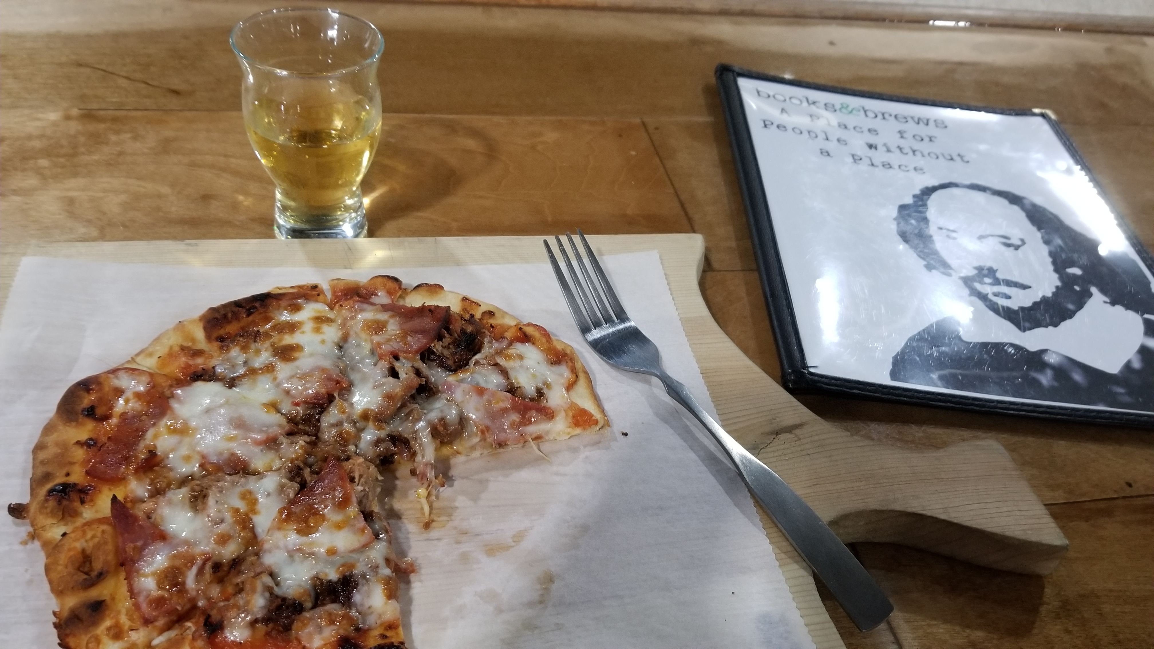 Author Ashley Crookham at Books and Brews